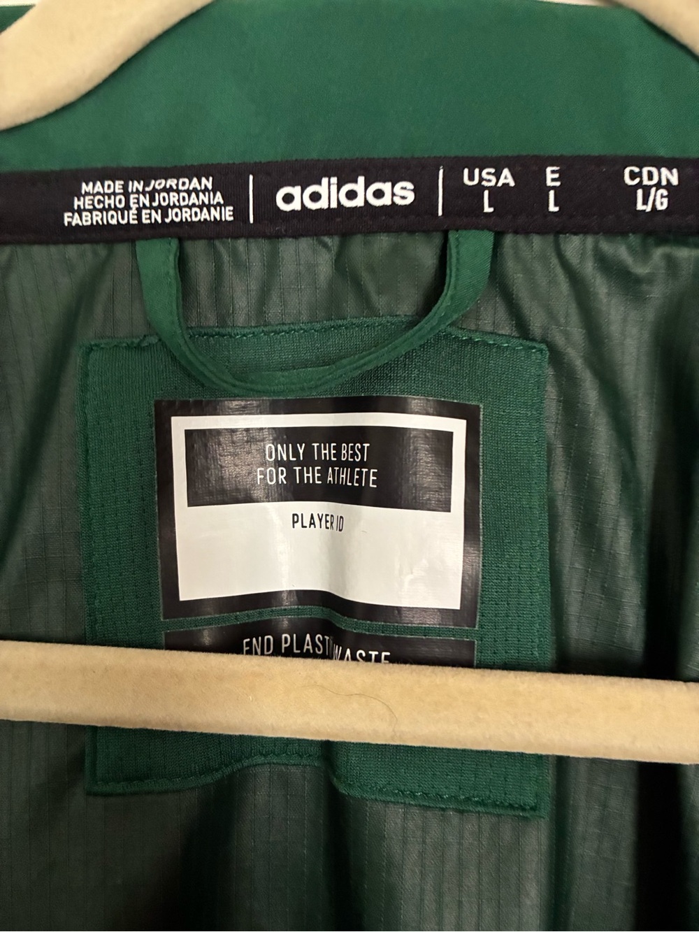 Adidas Green University of Hawaii 1/4 Zip Pullover - Picture 2 of 4